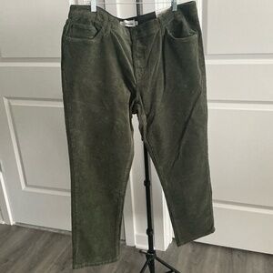 Sonoma Plus Size Olive Green Corduroy Jeans - Size 20W, NWT